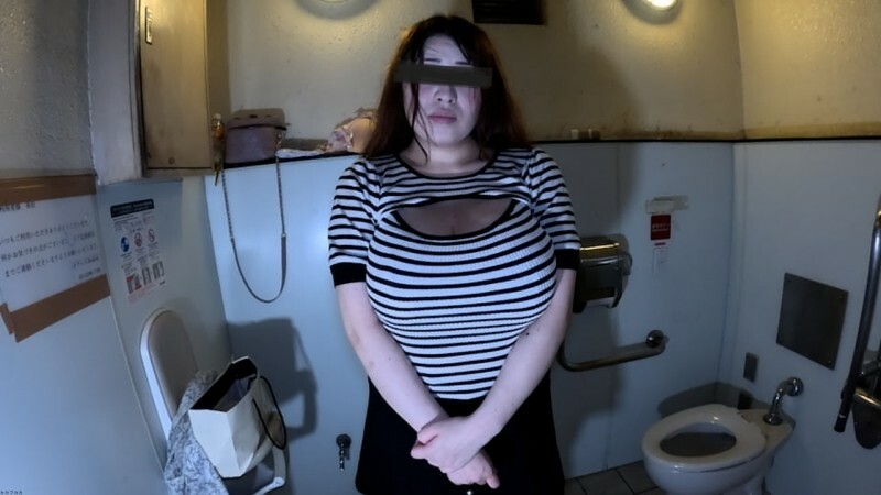 Busty Pregnant J-cup Woman Gets Wild in Public Toilets - Exclusive!